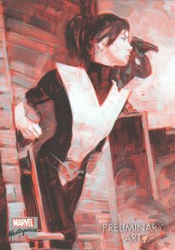 2020 SkyBox Marvel Masterpieces - Preliminary Art #62 Kitty Pryde Front
