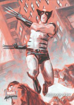 2020 SkyBox Marvel Masterpieces - Preliminary Art #82 Wolverine Front