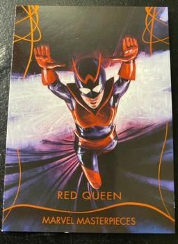 2020 SkyBox Marvel Masterpieces - Legendary Orange #61 Red Queen Front