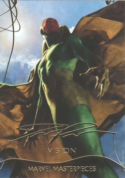 2020 SkyBox Marvel Masterpieces - Gold Foil #17 Vision Front