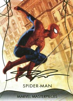 2020 SkyBox Marvel Masterpieces - Gold Foil #29 Spider-Man Front