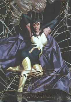 2020 SkyBox Marvel Masterpieces - Gold Foil #36 Spider Queen Front