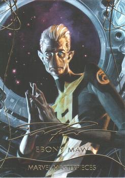 2020 SkyBox Marvel Masterpieces - Gold Foil #54 Ebony Maw Front