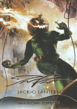 2020 SkyBox Marvel Masterpieces - Gold Foil #69 Jack O'Lantern Front