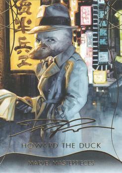 2020 SkyBox Marvel Masterpieces - Gold Foil #71 Howard The Duck Front