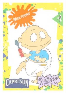1992 Capri Sun Nicktoons Decals #2 Tommy Pickles Front