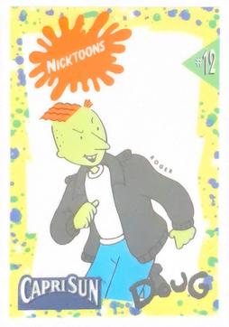 1992 Capri Sun Nicktoons Decals #12 Roger Front