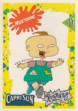 1992 Capri Sun Nicktoons Decals #17 Phil DeVille Front