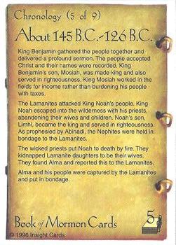 1996 Insight Book of Mormon #5 145 B.C.-126 B.C. Back