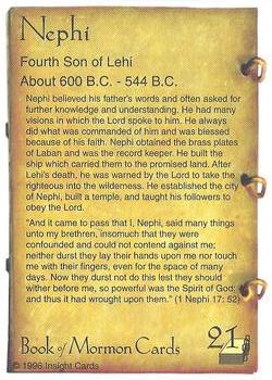 1996 Insight Book of Mormon #21 Nephi Back
