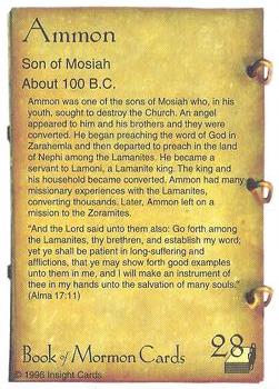 1996 Insight Book of Mormon #28 Ammon Back