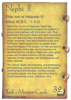 1996 Insight Book of Mormon #32 Nephi II Back