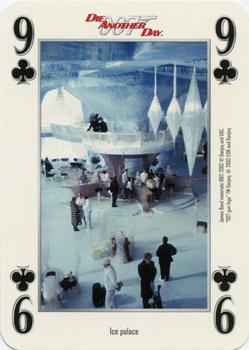 2002 Cartamundi James Bond Die Another Day Playing Cards #9♣ Ice Palace Front