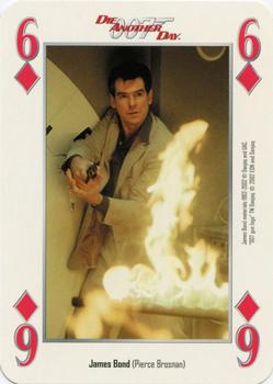 2002 Cartamundi James Bond Die Another Day Playing Cards #6♦ James Bond (Pierce Brosnan) Front
