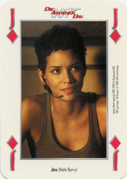 2002 Cartamundi James Bond Die Another Day Playing Cards #J♦ Jinx (Halle Berry) Front