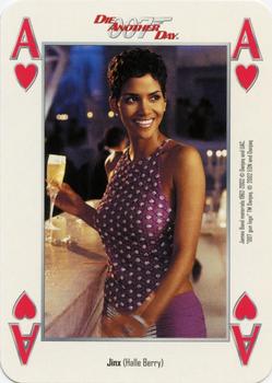 2002 Cartamundi James Bond Die Another Day Playing Cards #A♥ Jinx (Halle Berry) Front