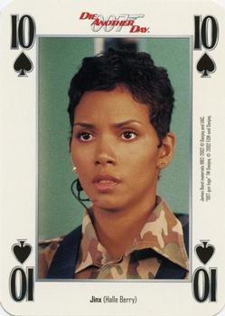 2002 Cartamundi James Bond Die Another Day Playing Cards #10♠ Jinx (Halle Berry) Front