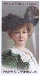 1914 Wills's Musical Celebrities #46 Madame Cecile Chaminade Front