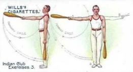 1914 Wills's Physical Culture #28 Indian Club Exercises - 3 Front