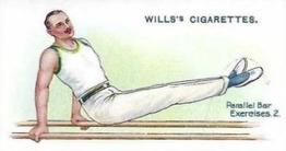 1914 Wills's Physical Culture #40 Parallel Bar Exercises - 2 Front