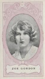 1916 Scissors Actresses (Mauve Surround) #17 Zoe Gordon Front