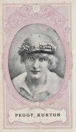 1916 Scissors Actresses (Mauve Surround) #18 Peggy Kurton Front