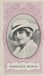 1916 Scissors Actresses (Mauve Surround) #23 Constance Worth Front