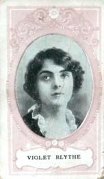 1916 Scissors Actresses (Mauve Surround) #29 Violet Blythe Front