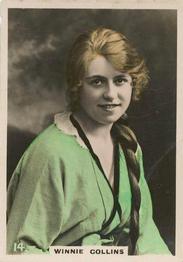 1925 Player's Beauties #14 Winnie Collins Front