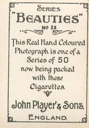 1925 Player's Beauties #15 Joan Clarkson Back