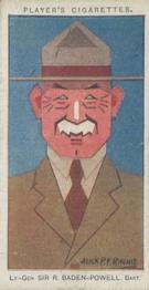 1926 Player's Straight Line Caricatures #2 Robert Baden-Powell Front