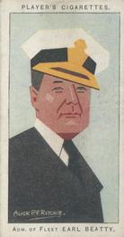 1926 Player's Straight Line Caricatures #6 Adm. of Fleet, Earl Beatty Front