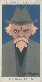 1926 Player's Straight Line Caricatures #9 Sir Hall Caine Front