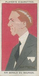 1926 Player's Straight Line Caricatures #21 Sir Gerald Du Maurier Front