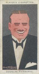 1926 Player's Straight Line Caricatures #22 Douglas Fairbanks Front