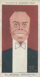 1926 Player's Straight Line Caricatures #25 Mr. George Grossmith Front