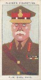 1926 Player's Straight Line Caricatures #26 Earl Haig Front