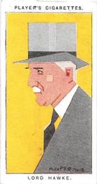 1926 Player's Straight Line Caricatures #28 Lord Hawke Front