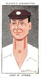 1926 Player's Straight Line Caricatures #29 Jack Hobbs Front