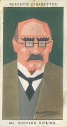 1926 Player's Straight Line Caricatures #33 Mr Rudyard Kipling Front