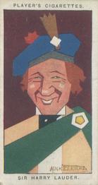 1926 Player's Straight Line Caricatures #35 Harry Lauder Front