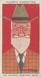 1926 Player's Straight Line Caricatures #46 Mr George Bernard Shaw Front