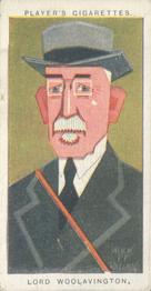 1926 Player's Straight Line Caricatures #50 Lord Woolavington Front