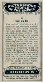 1927 Ogden's Picturesque People of the Empire #5 Baluchi Back
