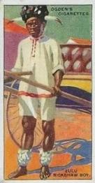 1927 Ogden's Picturesque People of the Empire #25 Zulu Rickshaw Boy Front