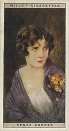 1928 Wills's Cinema Stars (1st Series) #1 Renee Adoree Front