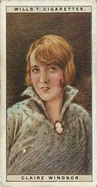 1928 Wills's Cinema Stars (1st Series) #25 Claire Windsor Front