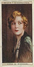 1928 Wills's Cinema Stars (2nd Series) #21 Anna Nilsson Front
