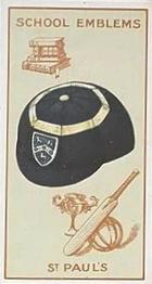 1929 Black Cat School Emblems (Small) #4 St. Paul's School, West Kensington - London Front