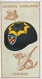 1929 Black Cat School Emblems (Small) #46 Grammar School, Carlisle Front